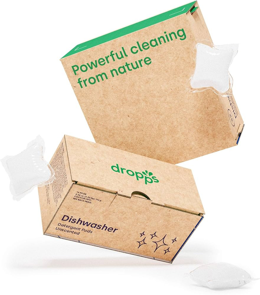 Dropps Dishwasher Detergent | Unscented, 32 Pods | Fragrance & Dye Free | Deep Cleans for Sparkli... | Amazon (US)