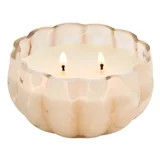 Better Homes & Gardens 2-Wick 8 oz White Tortoiseshell Glass Pumpkin Jar Candle, Pumpkin Snickerd... | Walmart (US)