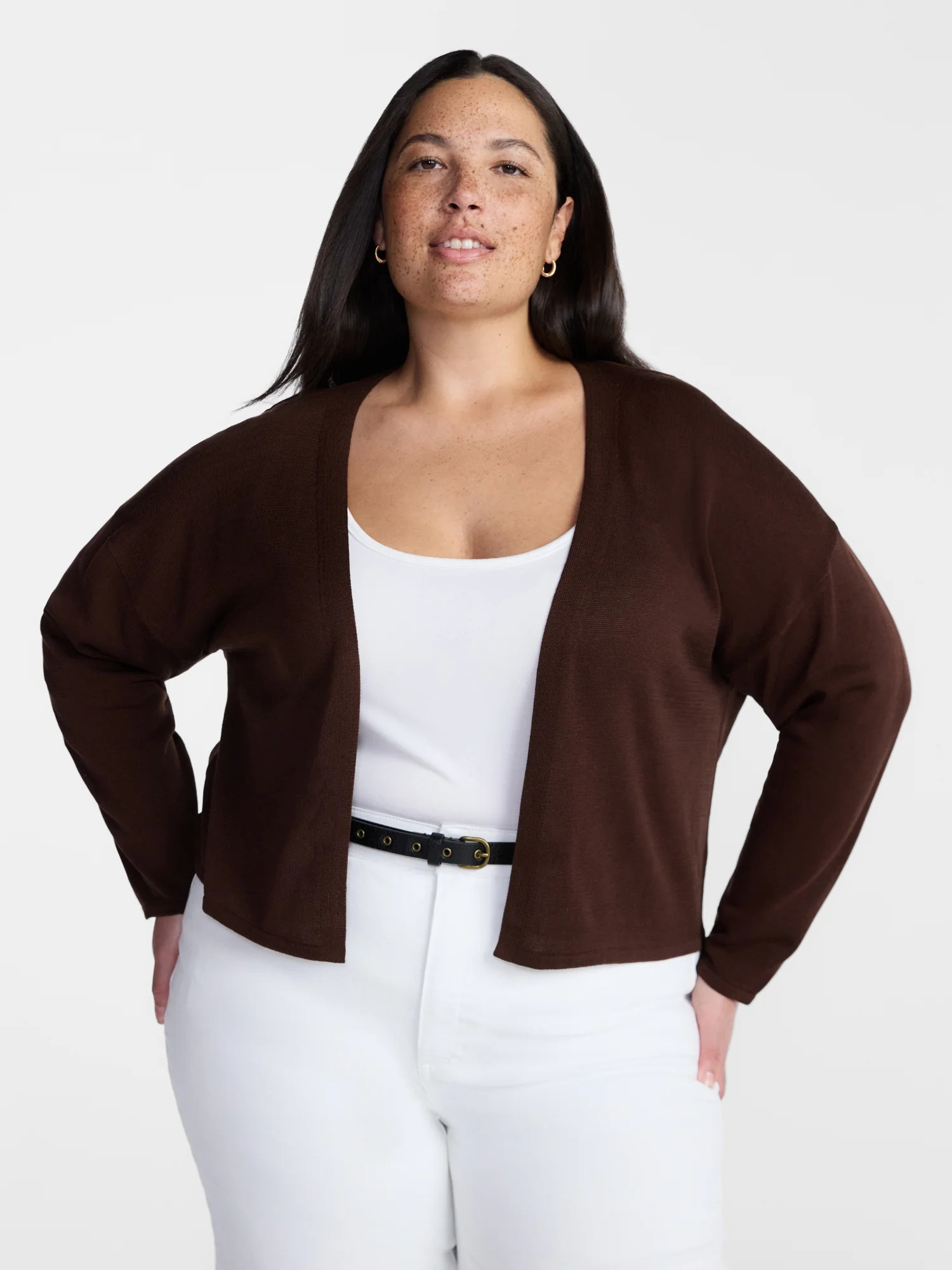 Terra & Sky Women\u2019s Plus Lightweight Snug Cardigan with Long Sleeves, Sizes 0X-5X - Walmart.... | Walmart (US)