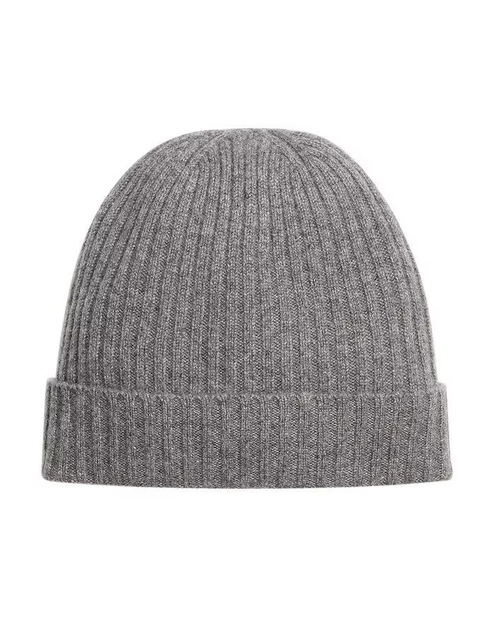 Ribbed Cashmere Cuff Hat - 100% Exclusive | Bloomingdale's (US)