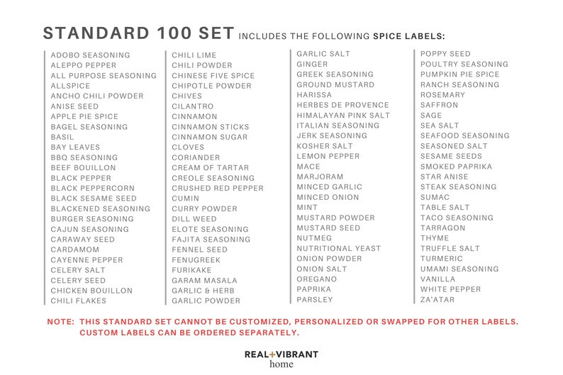 150 Spice & Pantry Labels contemporary Design Bundle  Water | Etsy | Etsy (US)