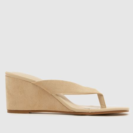 Womens Beige SIMMI Jules Wedge High Heels | schuh | Schuh