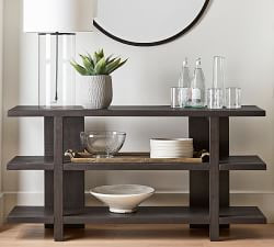 Hammered Handcrafted Glass Serving Bowl | Pottery Barn (US)