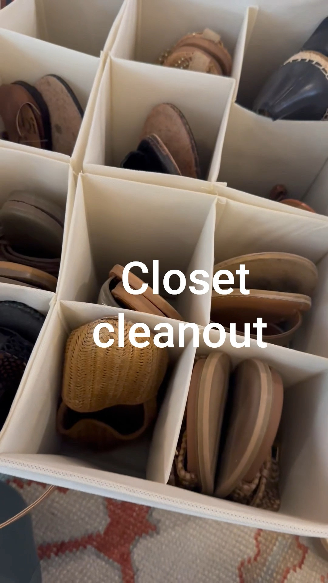Spring cleaning !
*no plastic bags or hangers
* group in season
* color coordinate 
* shoe organization 

#LTKTravel #LTKHome #LTKSeasonal