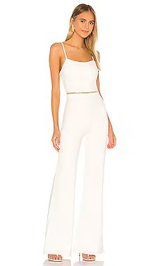 Lovers + Friends Lavinia Jumpsuit in White from Revolve.com | Revolve Clothing (Global)