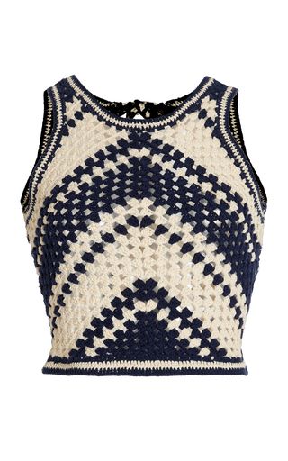 Chintz Hand-Crocheted Cotton Top | Moda Operandi (Global)