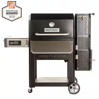 Masterbuilt Gravity Series 1050 Digital Charcoal Grill Plus Smoker in Black-MB20041220 - The Home... | The Home Depot