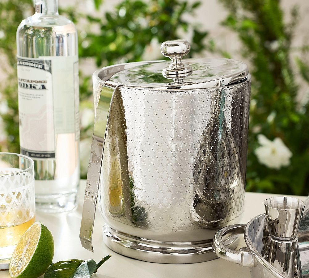 Monique Lhuillier Trelliage Ice Bucket | Pottery Barn (US)
