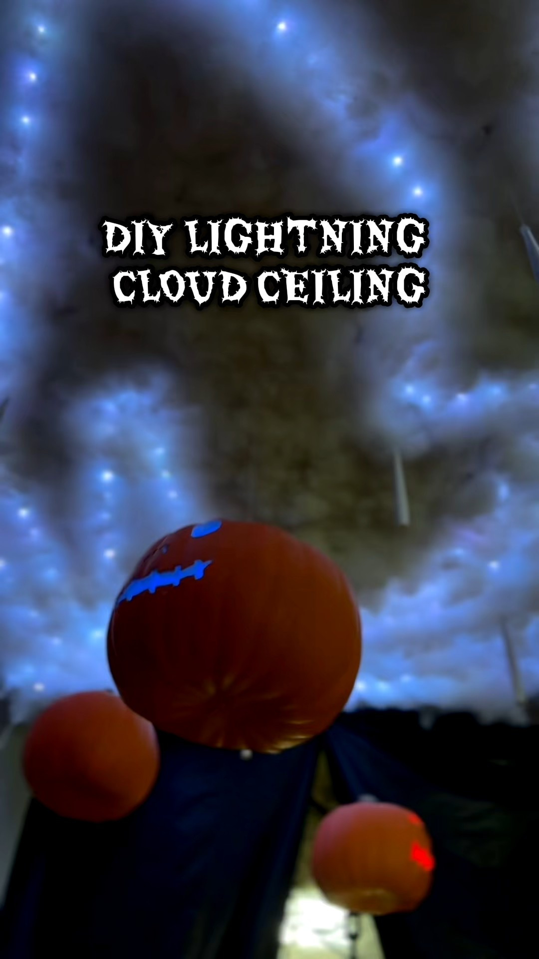 Something wicked's brewing above us
DIY
lightning ceiling is complete! Linking everything on my LTK!
#creatorsearchinsights #CloudCeiling
#DIY Lightning #LightningCeiling
#StormCloudCeiling 

#LTKHoliday #LTKHalloween #LTKSeasonal