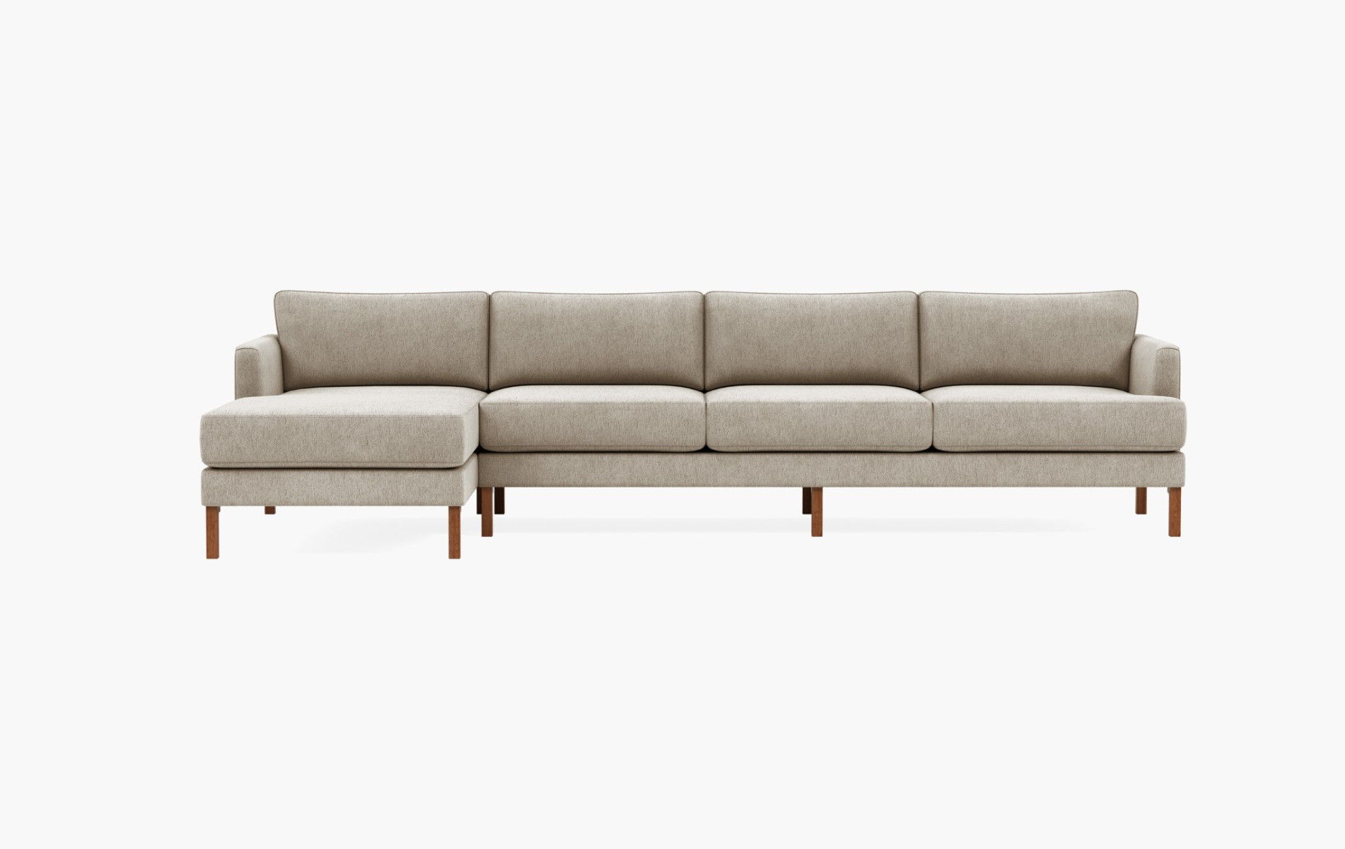Gaby 4-Seat  Chaise Sectional | Interior Define