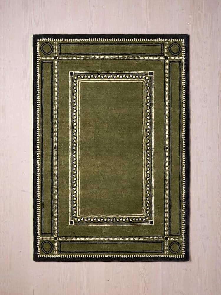 Bayonne Rug | Soho Home | Hand Tufted | 6x9, 7x10, 8x10, 8x11, 9x10 | Green Color | Living Room |... | Amazon (US)