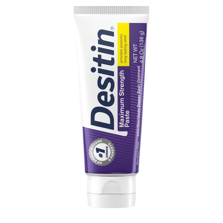 Desitin Maximum Strength Baby Diaper Rash Cream, Zinc Oxide, 4.8 oz | Walmart (US)