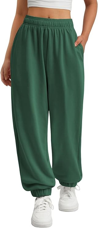 ATHMILE Sweatpants Women Baggy Lounge Pants Workout Gym Active High Waisted Comfy Joggers for Wom... | Amazon (US)