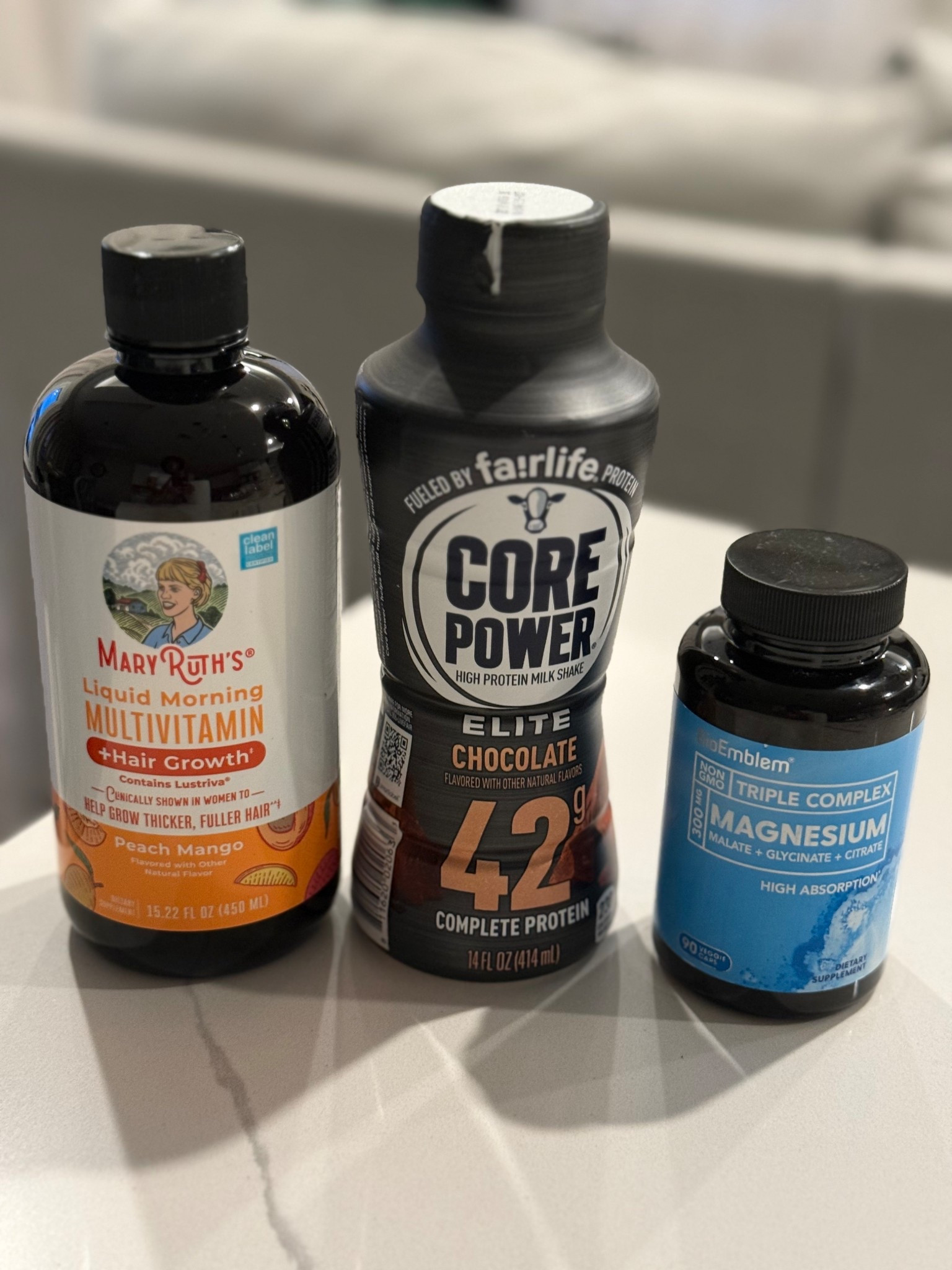 My non-negotiables lately ✨
✔️ Morning multi for hair + overall health
✔️ 42g protein to hit my goals
✔️ Magnesium to keep me calm, rested, and balanced
Simple habits, big consistency energy.


#WellnessRoutine #DailySupplements #ProteinGoals #GLP1Support #HealthyHabits #HairGrowthJourney #MagnesiumBenefits #HighProteinLife #BalancedBody #HealthFromWithin #WomenWellness #SelfCareStack #ConsistencyOverEverything