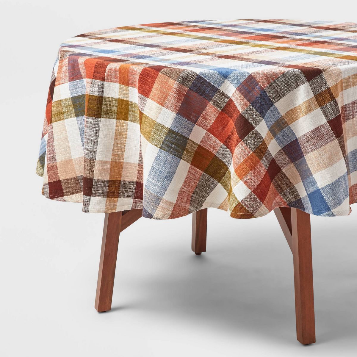 Plaid Woven Cotton Tablecloth - Threshold™ | Target