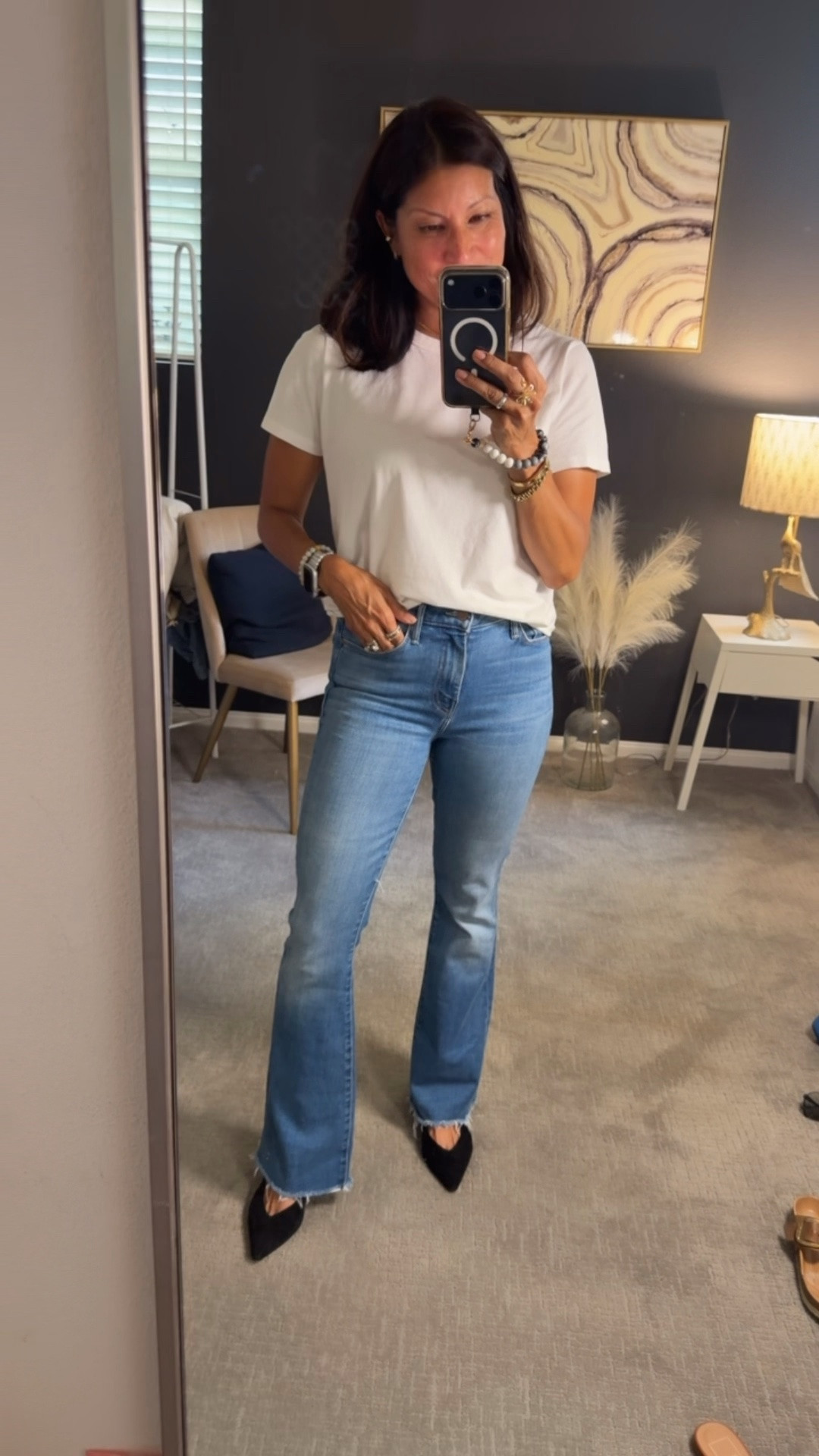 Jeans I already own are part of the NSale 

Wearing 25 
Mother Denim

#LTKSeasonal #LTKPetite #LTKOver40