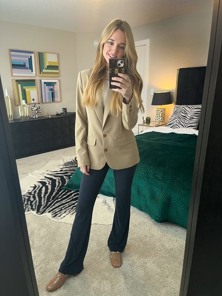 Fridays work from home outfit. My go to is to pair a cheaper amazon bodysuit underneath a sharp blazer for a polish look for less 💵

#wfh #officeattire #workwear #womensworkclothes #businesscasual #womensclothing #ootd #mnfashion 

#LTKworkwear #LTKunder50 #LTKhome