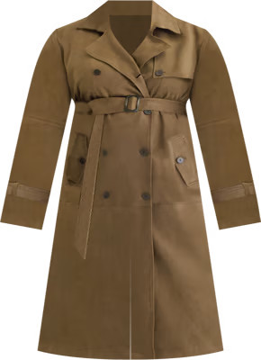 new!Ashley Graham Womens Plus Faux Suede Trench Coat | JCPenney
