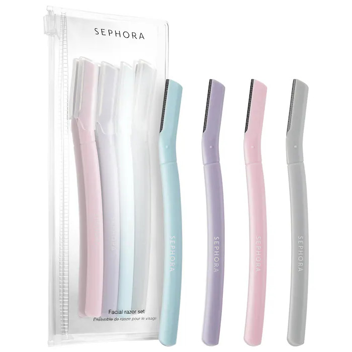 4 Piece Facial Razor Set | Sephora (US)