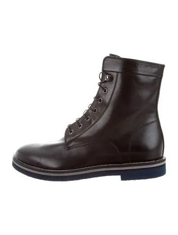 AGL Leather Combat Boots | The Real Real, Inc.