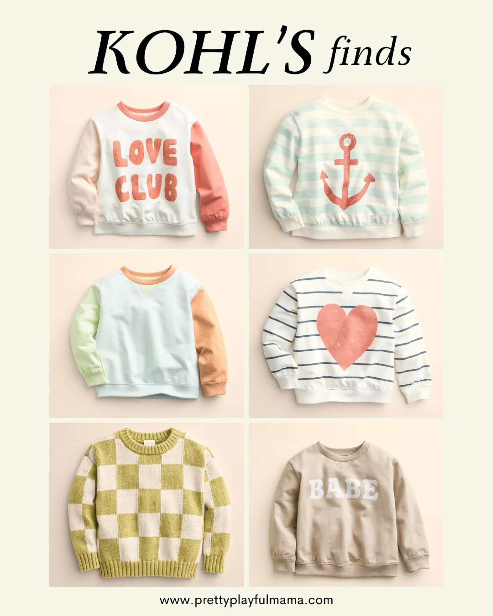 Cozy up in style! These Kohl's sweatshirts for toddlers and kids combine comfort and fashion effortlessly. From playful designs to warmth that lasts, these sweatshirts are perfect for chilly days. Dress your little ones in quality and style, making every moment cozy and fashionable with this Kohl's collection.

#LTKfindsunder50 #LTKSeasonal #LTKkids