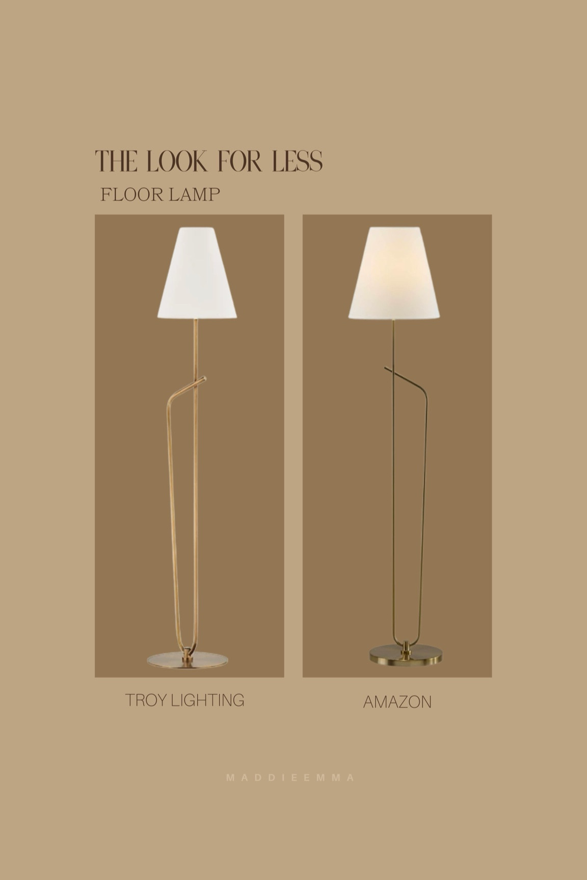 look for less on the floor lamp I own! 

#LTKHome