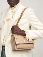 Saint Laurent - Sunset medium leather shoulder bag - Dark Beige | Luisaviaroma | Luisaviaroma