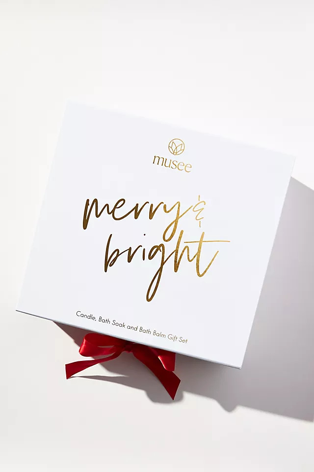 Musee Merry & Bright Holiday Bath Gift Set | Anthropologie (US)