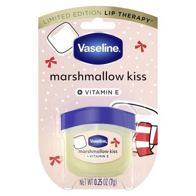 Vaseline Holiday Limited Edition Lip Balm - Marshmallow Kiss - Travel Size - 0.25oz | Target