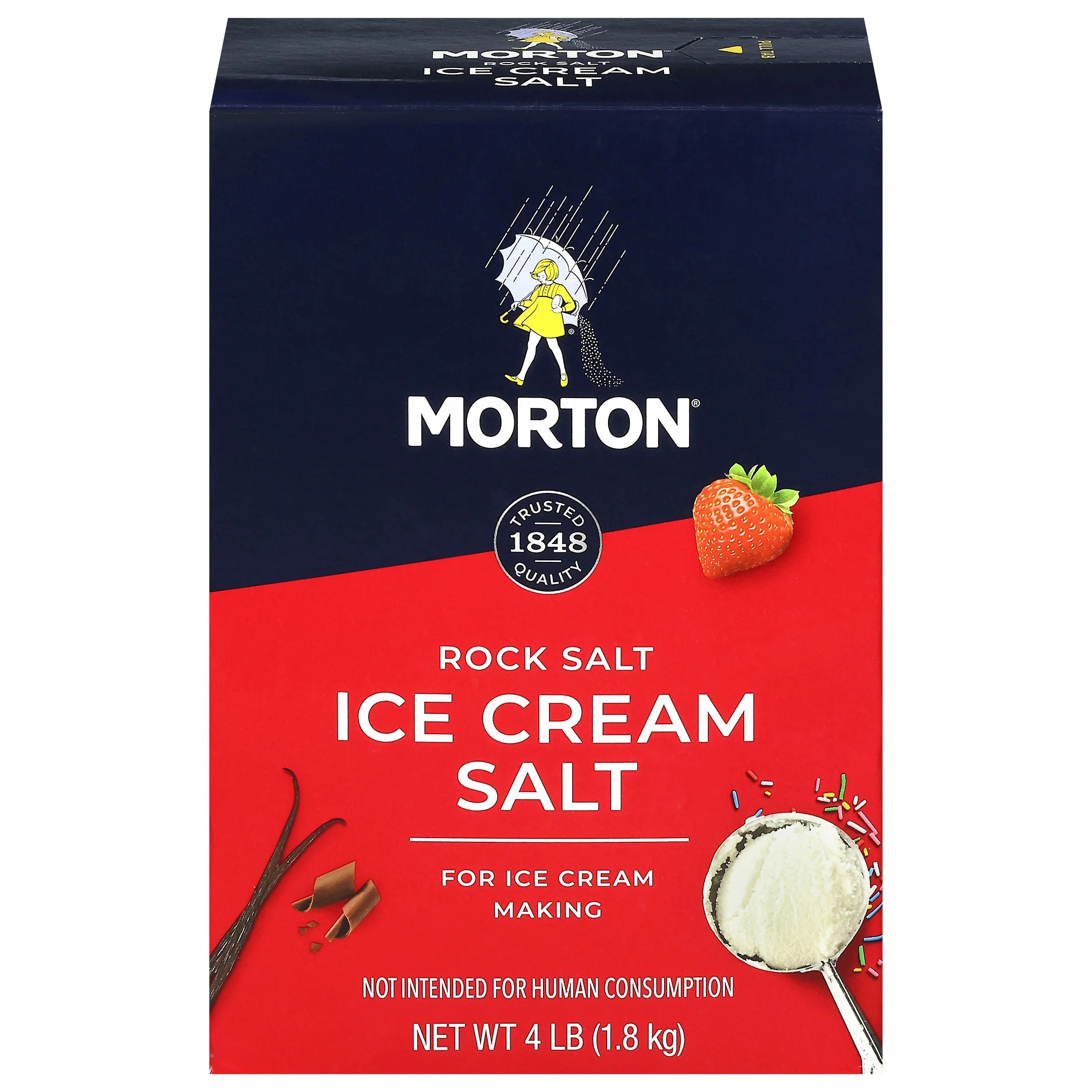 Morton Ice Cream Salt, Rock Salt for Ice Cream, 4 lb | Walmart (US)