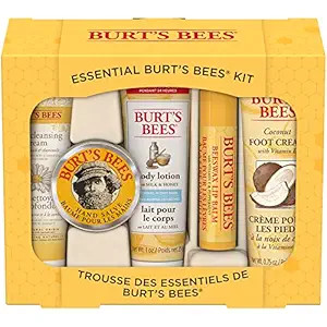 Burt's Bees Christmas Gifts, 5 Stocking Stuffers Products, Everyday Essentials Set - Original Bee... | Amazon (US)