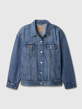 Oversized Icon Denim Jacket | Gap (US)