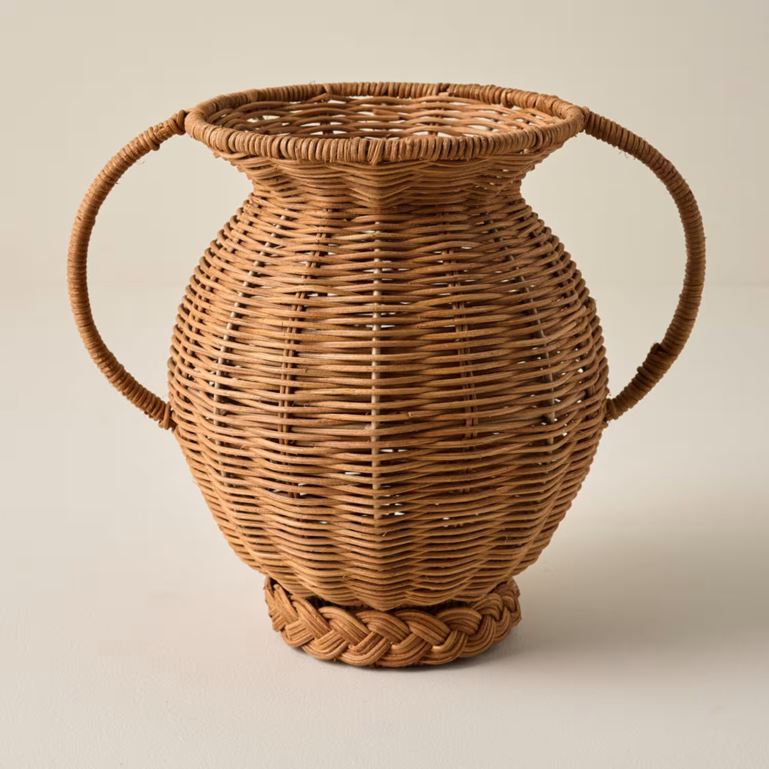 Mabel Rattan Vase | Magnolia