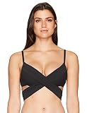 La Blanca Women's Island Goddess Wrap Underwire Push Up Bikini Swimsuit Top, Black, 6 | Amazon (US)