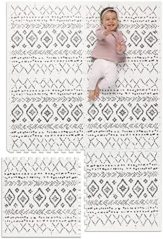 Lillefolk Stylish Baby Play Mat. Soft, Thick, Non-Toxic Foam, Covers 6 ft x 4 ft. Large Infants, ... | Amazon (US)