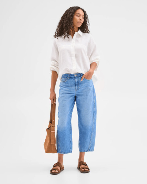 Denim Harper Barrel Forward Seam Jeans | Target AU