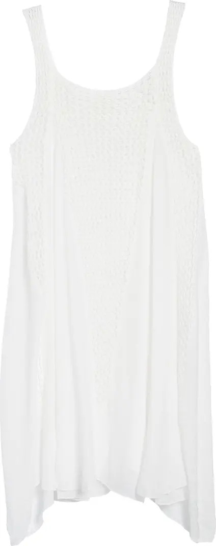 Crochet Inset Cover-Up Dress | Nordstrom
