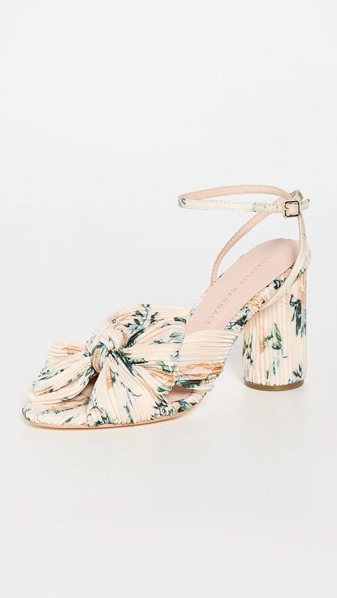 Camellia Pleated Bow Heels | Shopbop