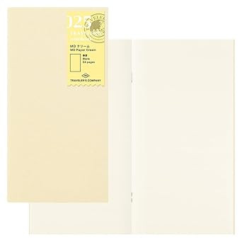 Midori Travelers Note Regular Size Refill - 025 MD Paper Cream      Office Product – Notebook | Amazon (US)
