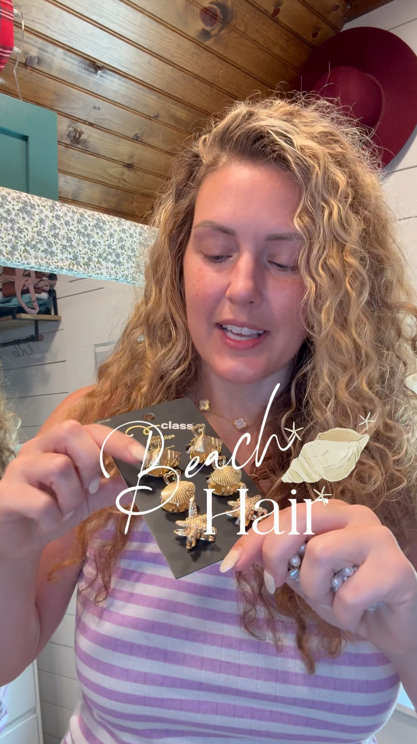 My fav beach hair style.. totally retro for us 90’s girls .. these seashell clips are almost cuter than any butterfly and I LOVE that they are so strong. Sometimes the butterfly plastic ones don’t cut it! I grabbed these at target. I also love the new refresh spray.. Shake and Shine I grabbed from Curlsmith to give my curls some new life on non wash days. 

#LTKgrwm #LTKBeauty #LTKTravel