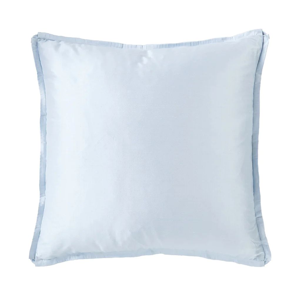 Sky Silk French Welt Pillow | Caitlin Wilson Design