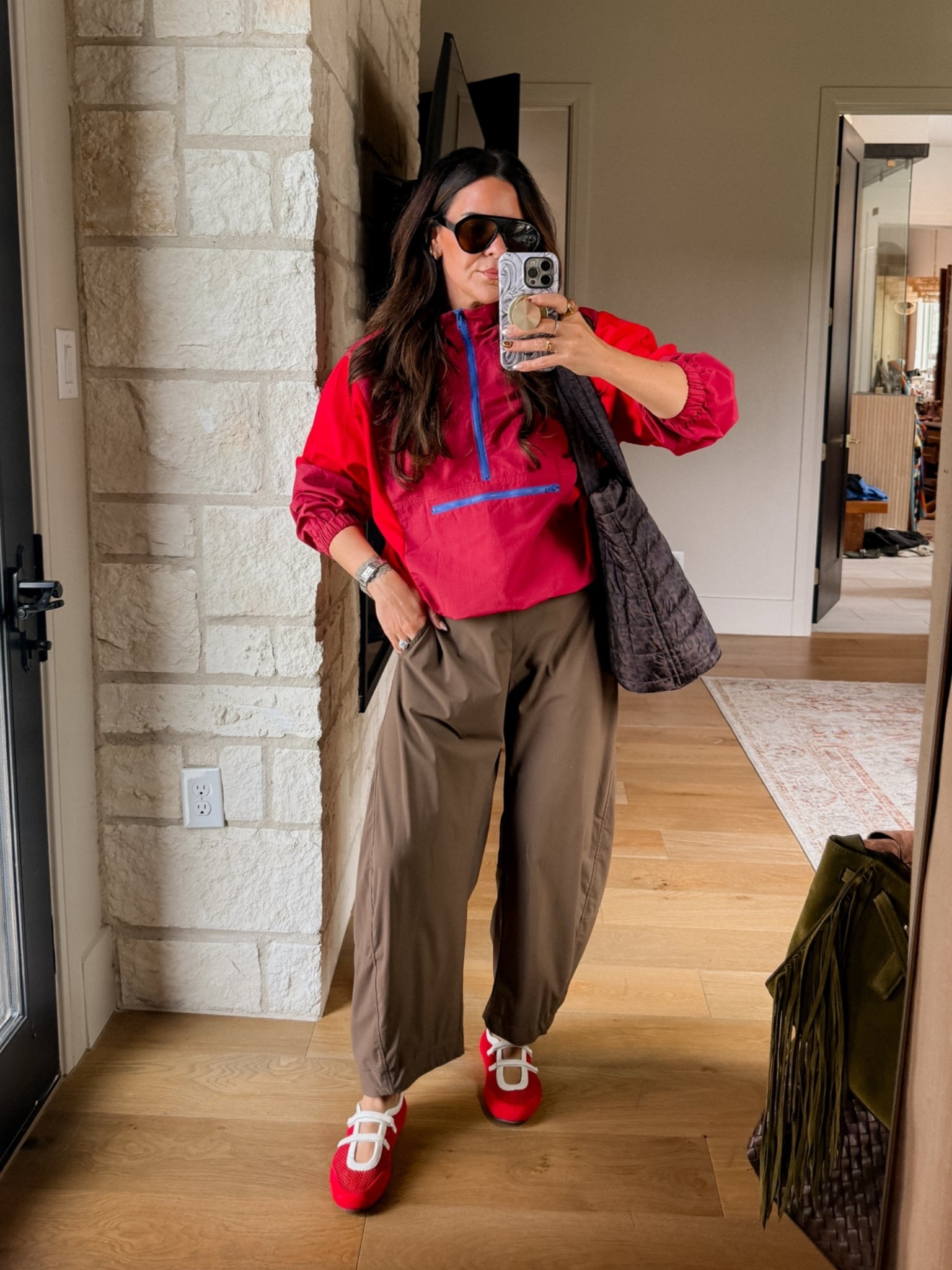 Jacket: xl
Pants: xl

#LTKootd #LTKOver40 #LTKMidsize