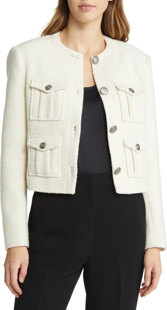 Cremla Bouclé Crop Jacket | Nordstrom