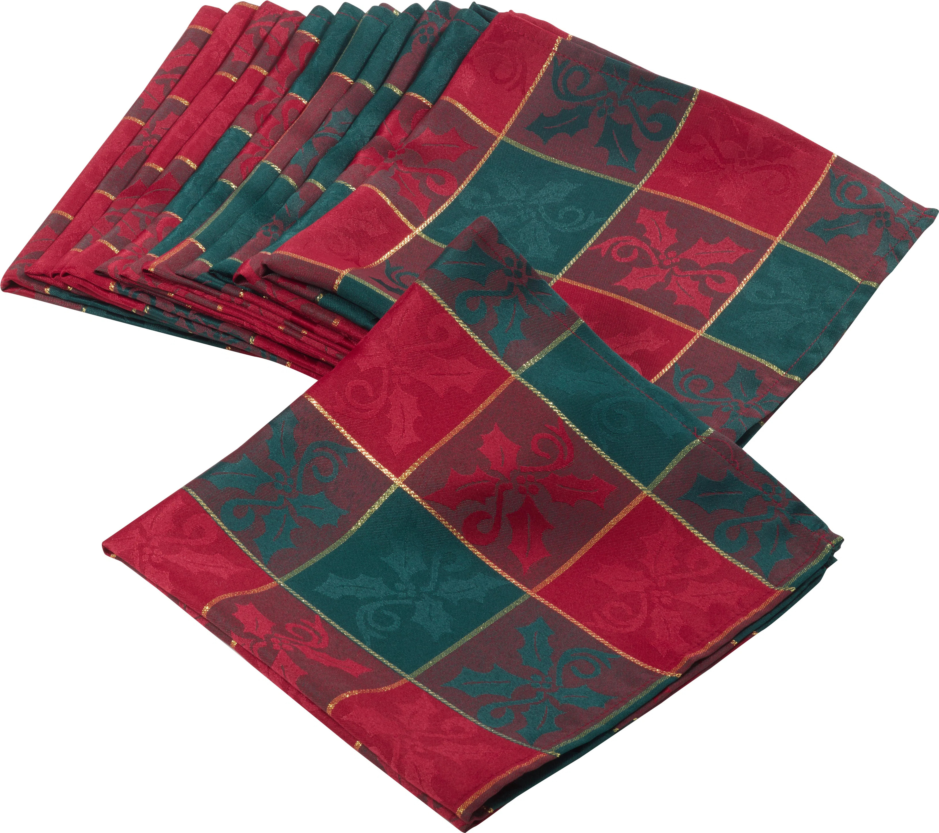 Polyester Plaid Square Napkin (Set of 12) | Wayfair North America