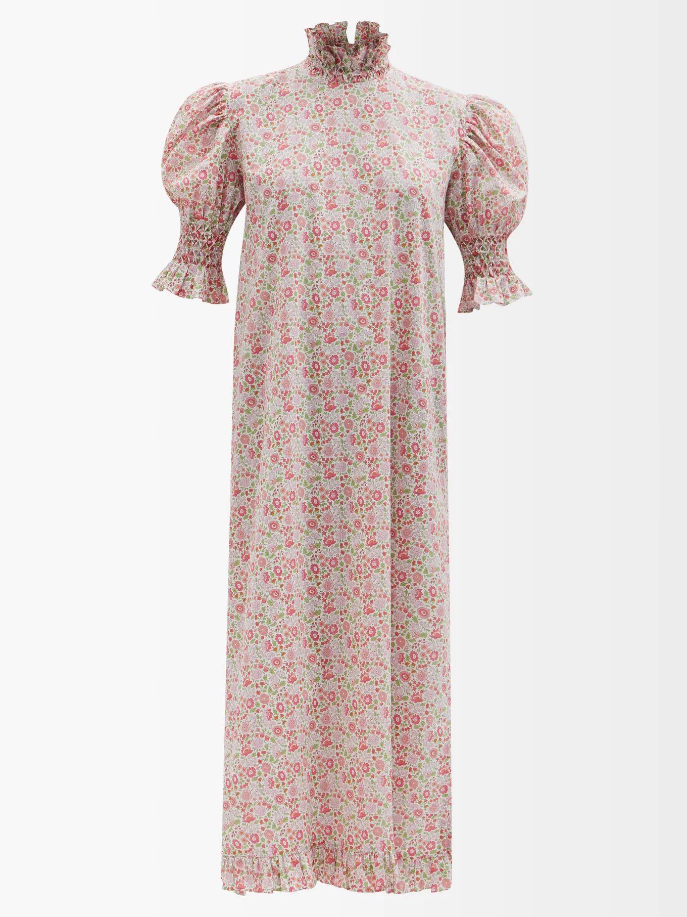 Jane floral-print cotton-poplin nightdress | Horror Vacui | Matches (US)