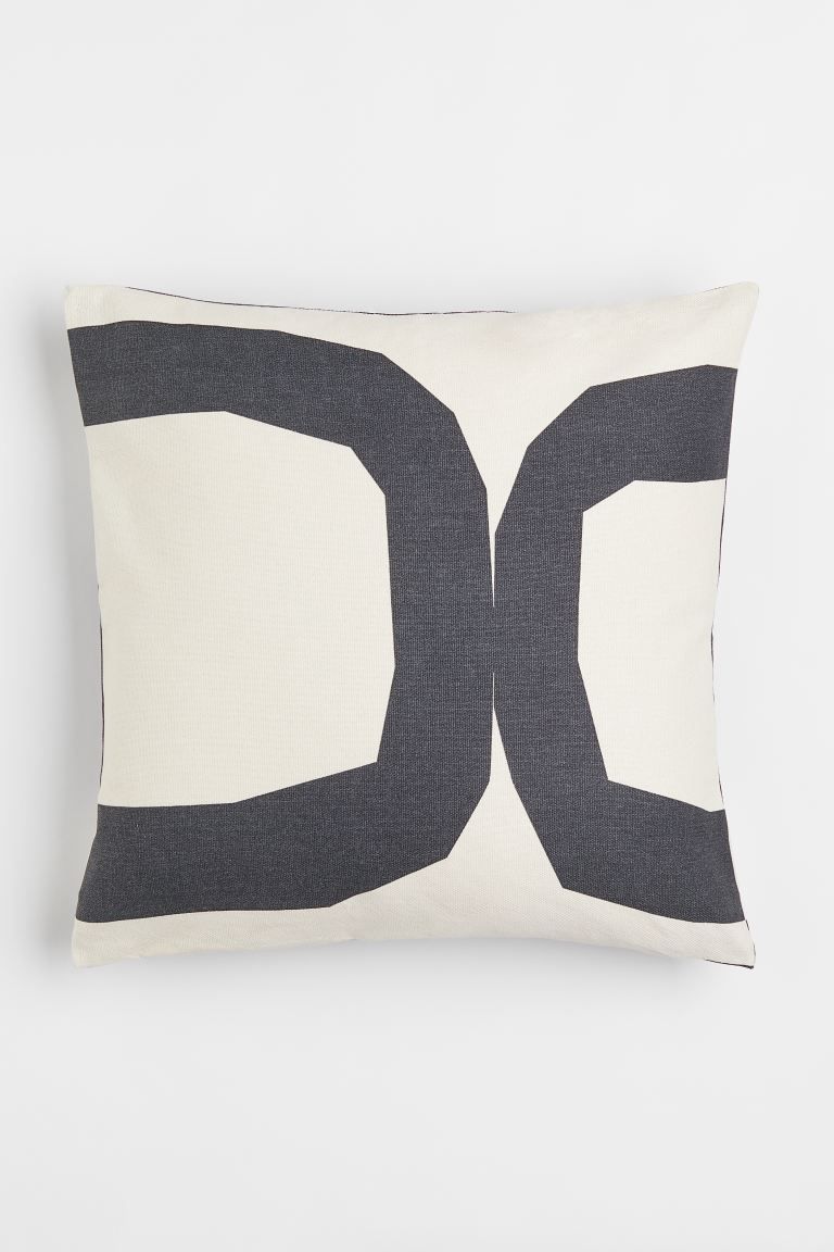 Patterned Cotton Cushion Cover | H&M (US)