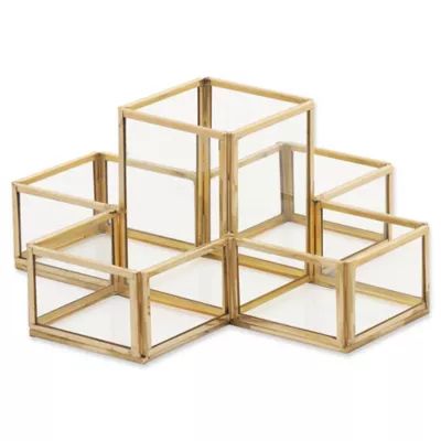 Ren-Wil Hanover Desk Organizer in Gold | Bed Bath & Beyond