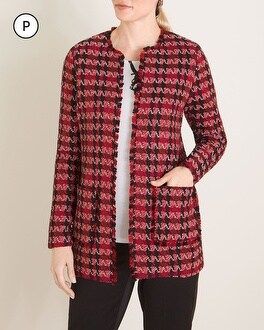 Petite Tweed Open-Front Jacket | Chico's