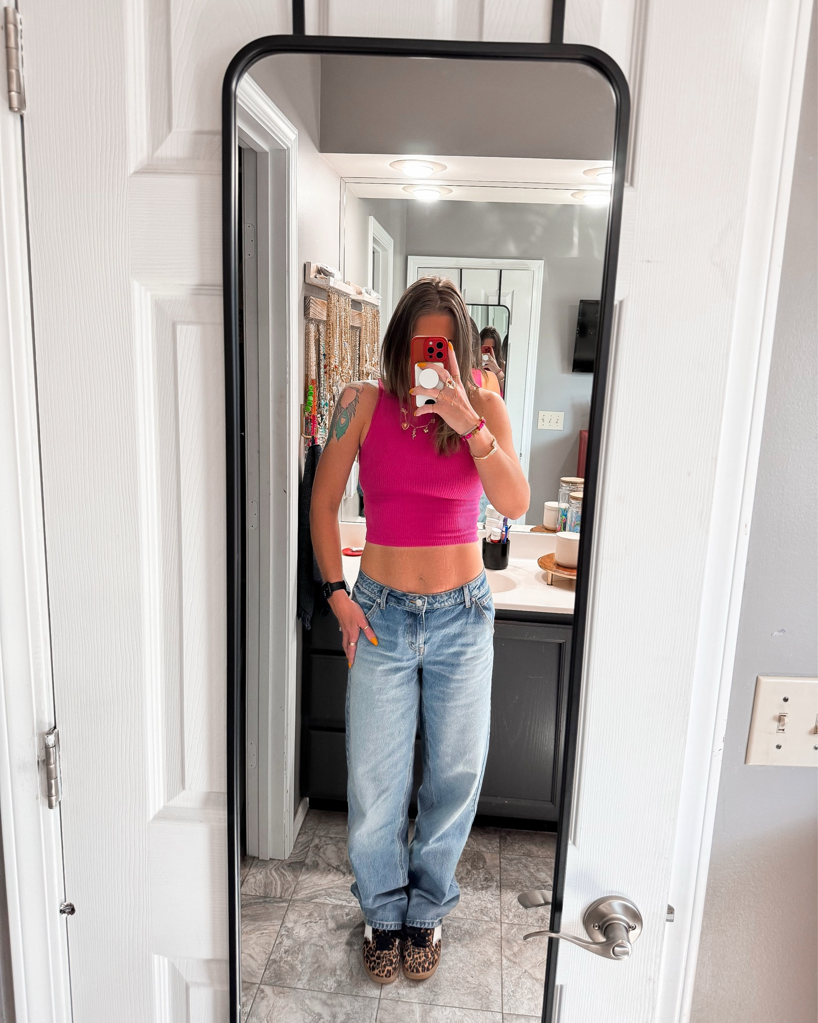 I love these shoes and I also love these jeans. Both are from Target. Both I own in all available colors 🫠🤌🏼🩷
Leopard print shoes | baggy jeans | target obsession | fall style | looks for less 
#fallingforfall #salefinds #targetstyle #stylediary 

#LTKSeasonal #LTKSaleAlert #LTKFindsUnder50