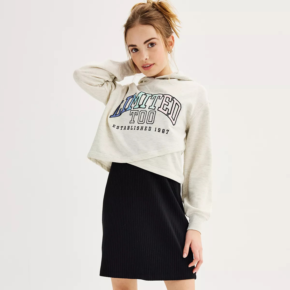 Girls 7-16 Limited Too Fleece Hoodie Dress | Kohl's